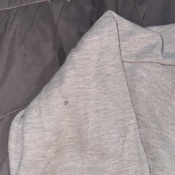 ADIDAS HEATHER GREY ZIP UP SWEATER - Picture 5 of 5